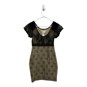 Studio M Velvet lace eyelet dress vintage style size 4